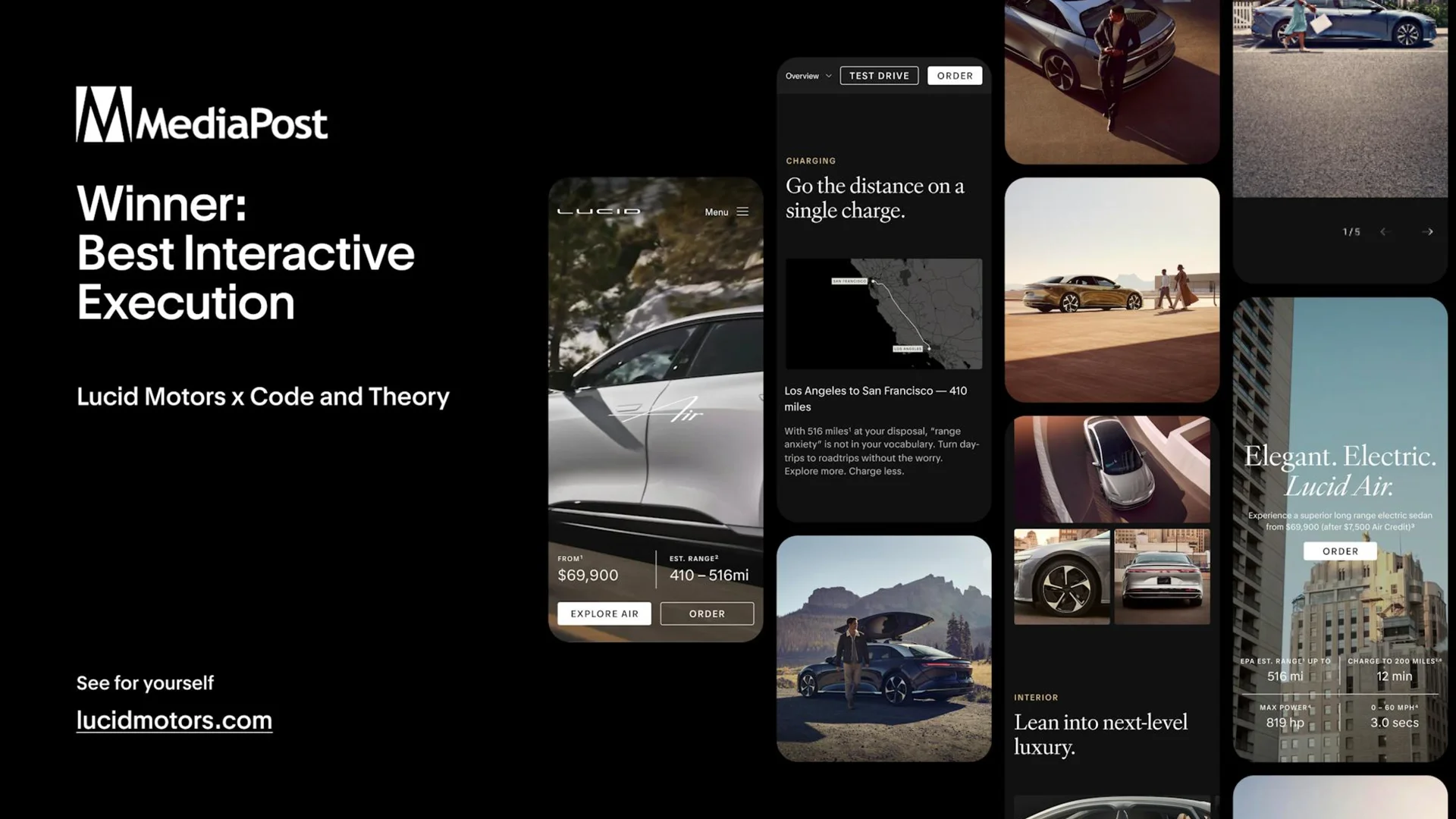Lucid Motors — website + motion
